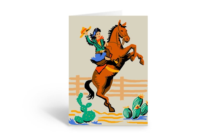 Stonehouse Collection | Cowgirl Boxed Blank Thank You Note Cards |10 Boxed Cards & Envelopes | Western Note Cards | USA Made (Standard) - Image 1